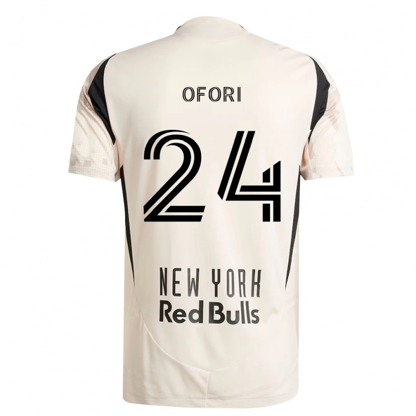 Danxen Niño Camiseta Curtis Ofori #24 Blanco Roto Rojo Negro 2ª Equipación 2026/27 La Camisa