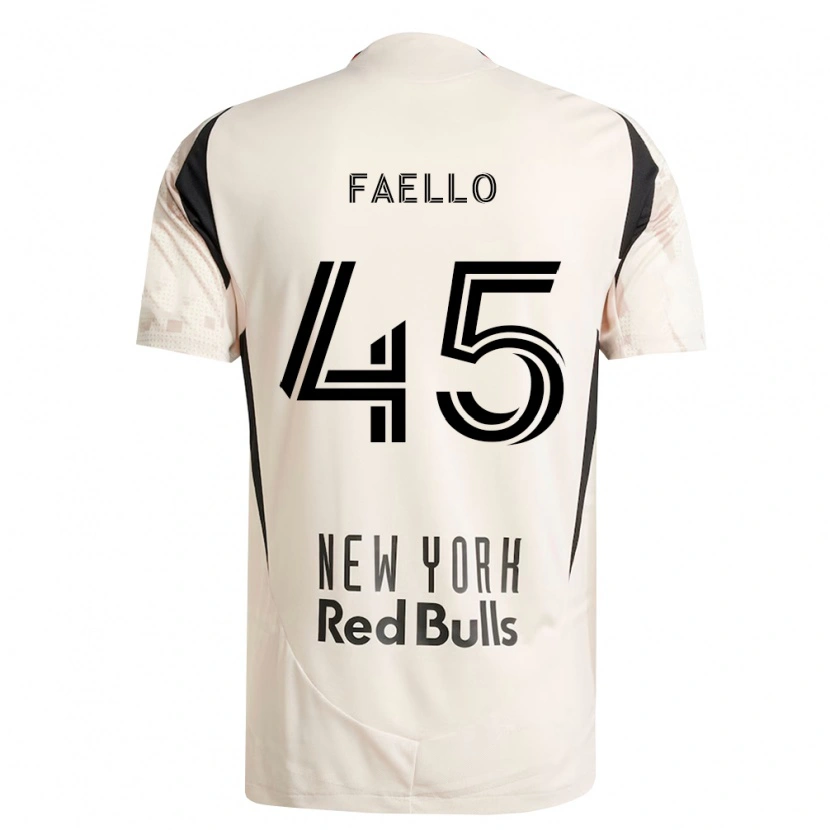 Danxen Niño Camiseta Connor Faello #45 Blanco Roto Rojo Negro 2ª Equipación 2026/27 La Camisa