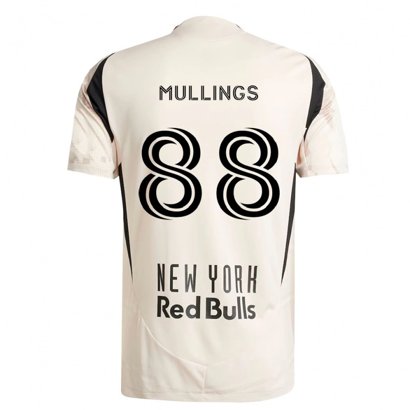 Danxen Niño Camiseta O'vonte Mullings #88 Blanco Roto Rojo Negro 2ª Equipación 2026/27 La Camisa