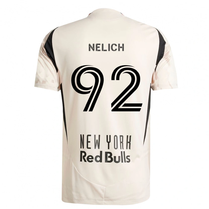 Danxen Niño Camiseta Dennis Nelich #92 Blanco Roto Rojo Negro 2ª Equipación 2026/27 La Camisa