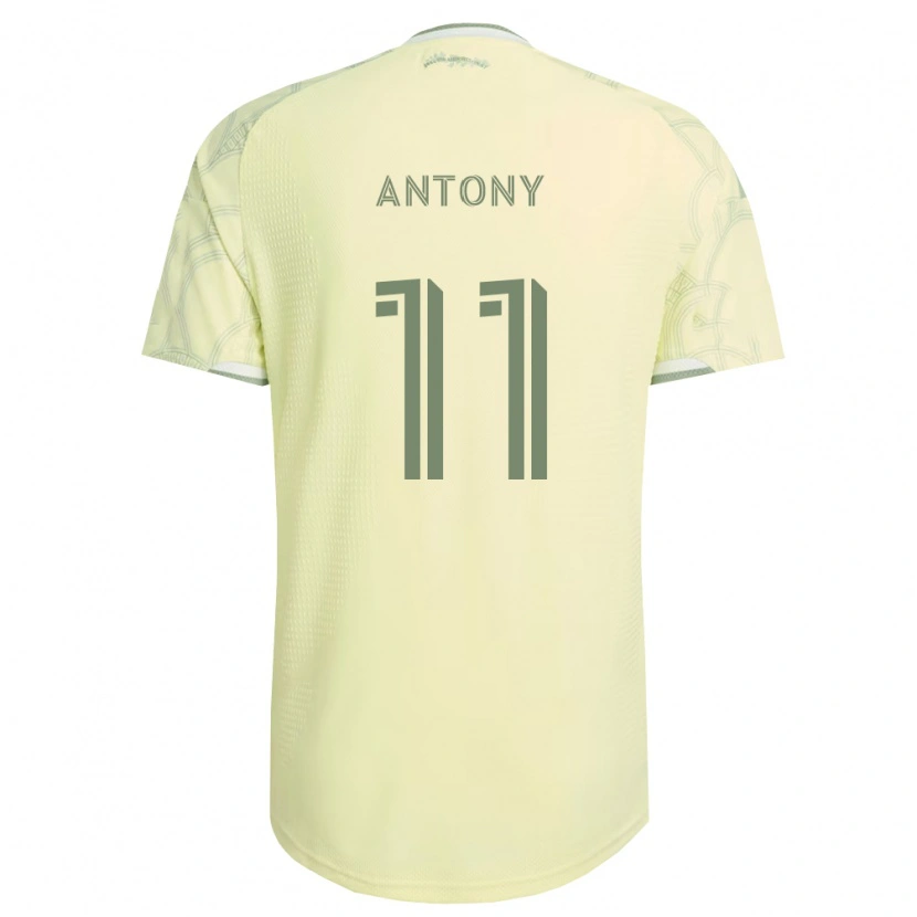 Danxen Niño Camiseta Antony Alves Santos #11 Beige Blanco 2ª Equipación 2026/27 La Camisa