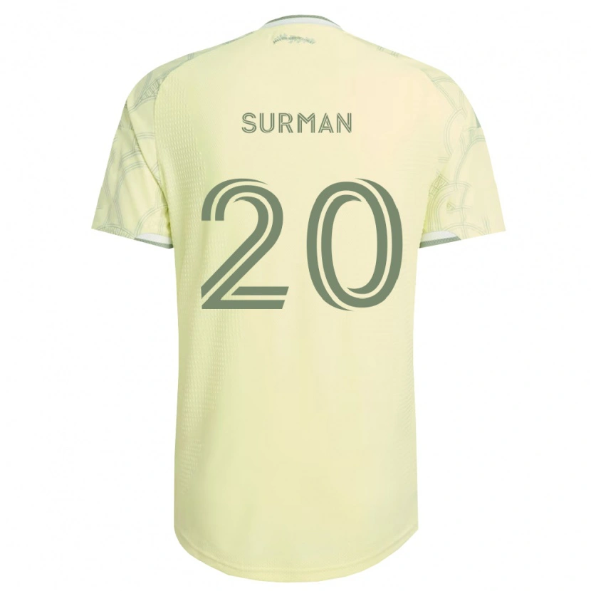 Danxen Niño Camiseta Finn Surman #20 Beige Blanco 2ª Equipación 2026/27 La Camisa