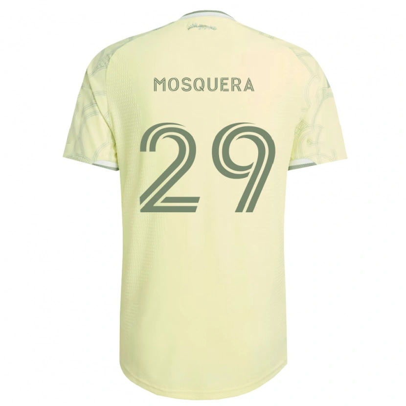 Danxen Niño Camiseta Juan Mosquera #29 Beige Blanco 2ª Equipación 2026/27 La Camisa