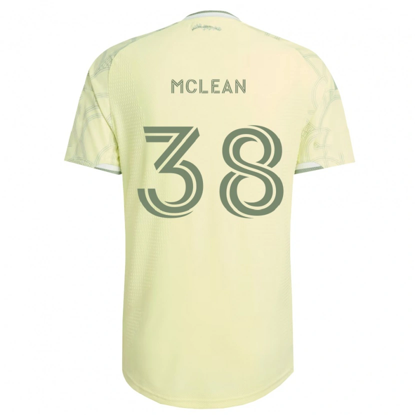 Danxen Niño Camiseta Justin Mclean #38 Beige Blanco 2ª Equipación 2026/27 La Camisa