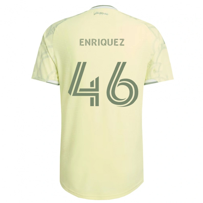 Danxen Niño Camiseta Adolfo Enríquez #46 Beige Blanco 2ª Equipación 2026/27 La Camisa