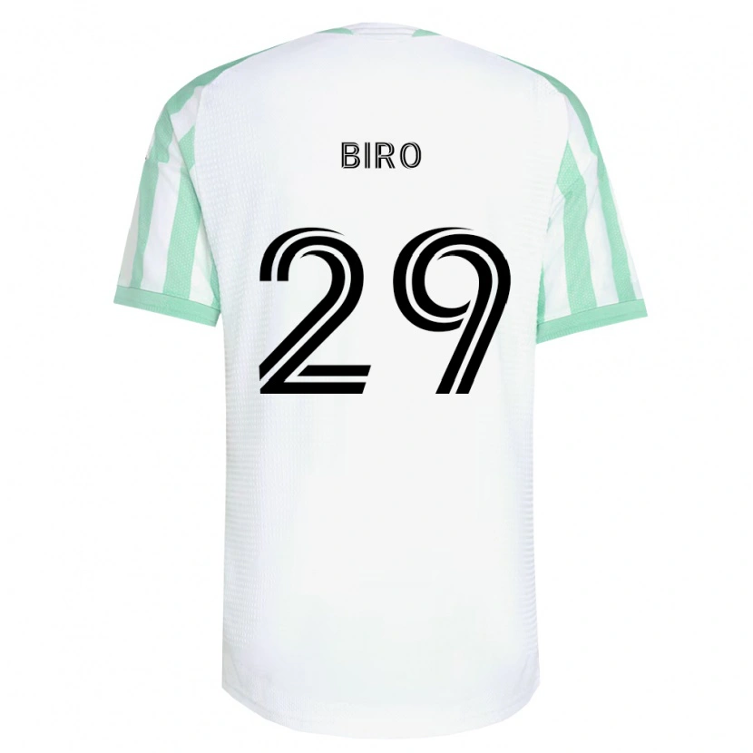 Danxen Niño Camiseta Guilherme Biro #29 Verde Claro Negro Blanco 2ª Equipación 2026/27 La Camisa