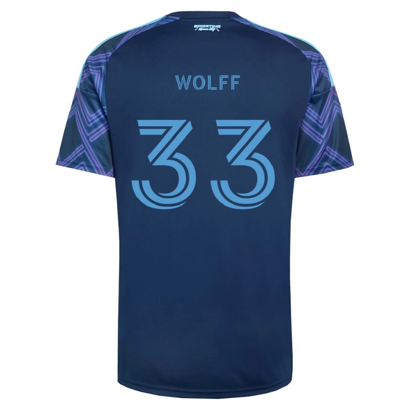 Danxen Niño Camiseta Owen Wolff #33 Azul Real Morado 2ª Equipación 2026/27 La Camisa