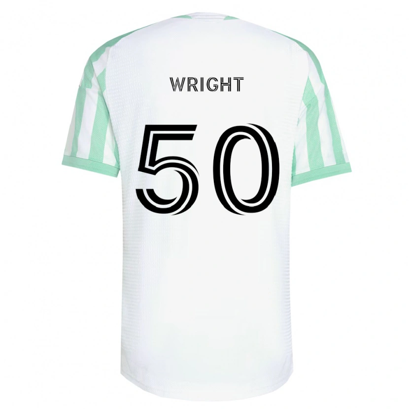 Danxen Niño Camiseta Daniel Wright #50 Verde Claro Negro Blanco 2ª Equipación 2026/27 La Camisa