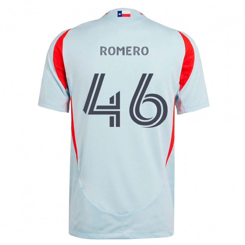 Danxen Niño Camiseta Isaac Romero #46 Gris Oscuro Blanco Rojo 2ª Equipación 2026/27 La Camisa