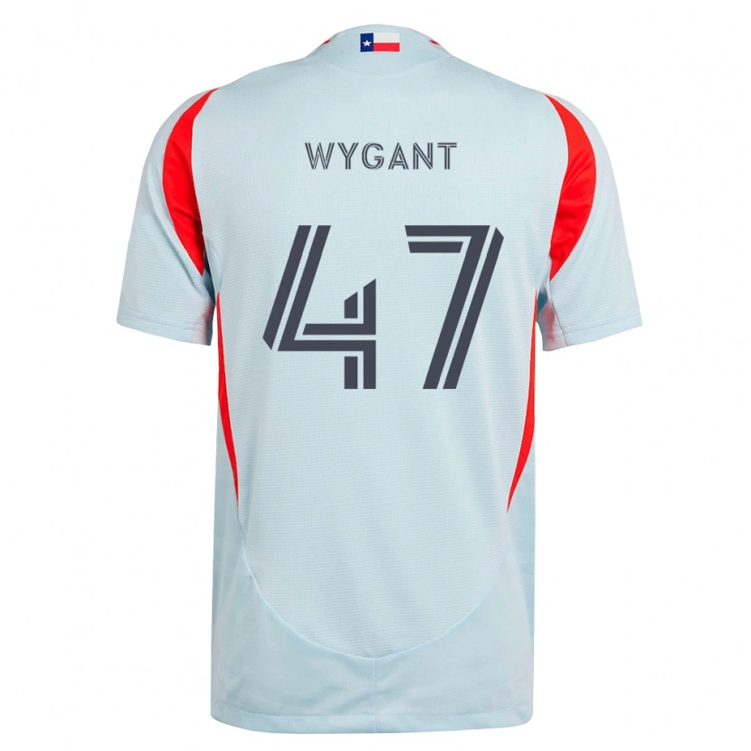 Danxen Niño Camiseta Christian Wygant #47 Gris Oscuro Blanco Rojo 2ª Equipación 2026/27 La Camisa