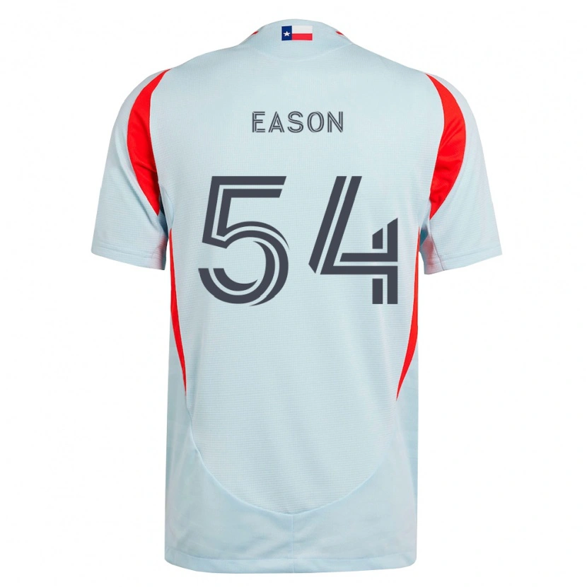 Danxen Niño Camiseta Jordyn Eason #54 Gris Oscuro Blanco Rojo 2ª Equipación 2026/27 La Camisa