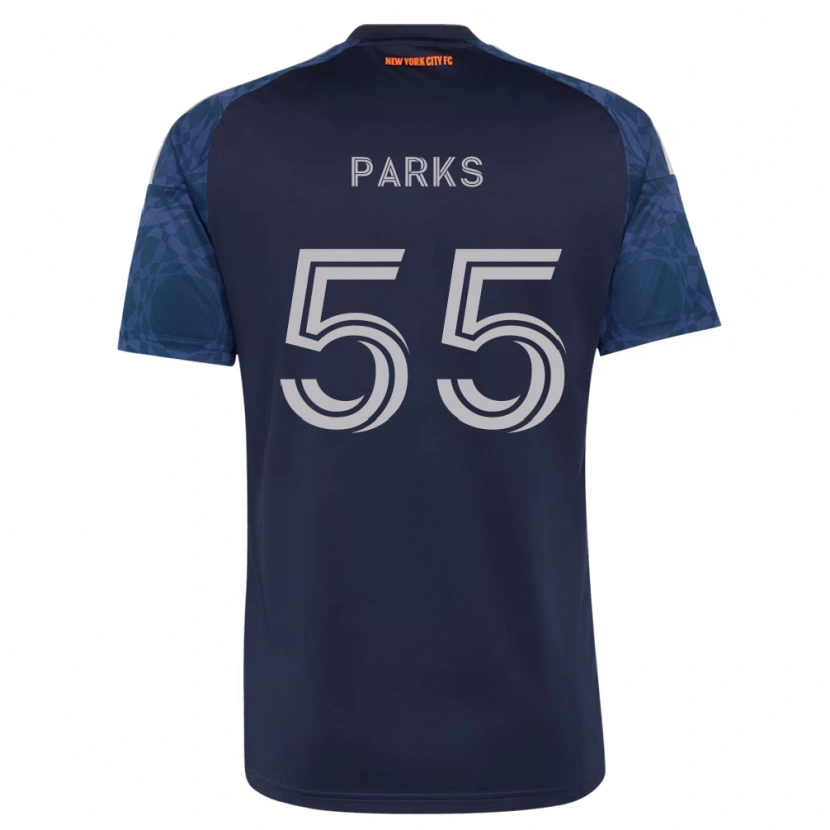 Danxen Niño Camiseta Keaton Parks #55 Azul Profundo Blanco 2ª Equipación 2026/27 La Camisa