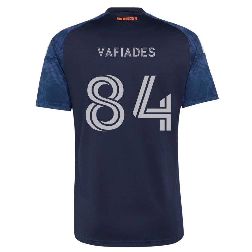 Danxen Niño Camiseta Niccolo Vafiades #84 Azul Profundo Blanco 2ª Equipación 2026/27 La Camisa