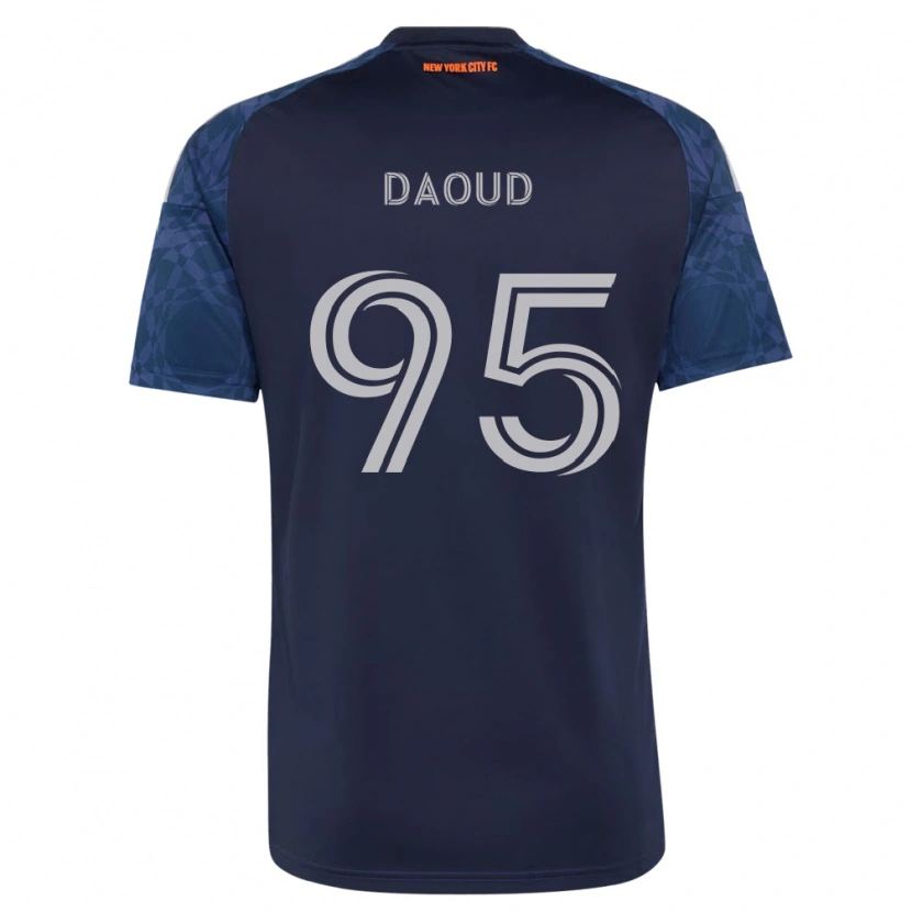 Danxen Niño Camiseta Rami Daoud #95 Azul Profundo Blanco 2ª Equipación 2026/27 La Camisa