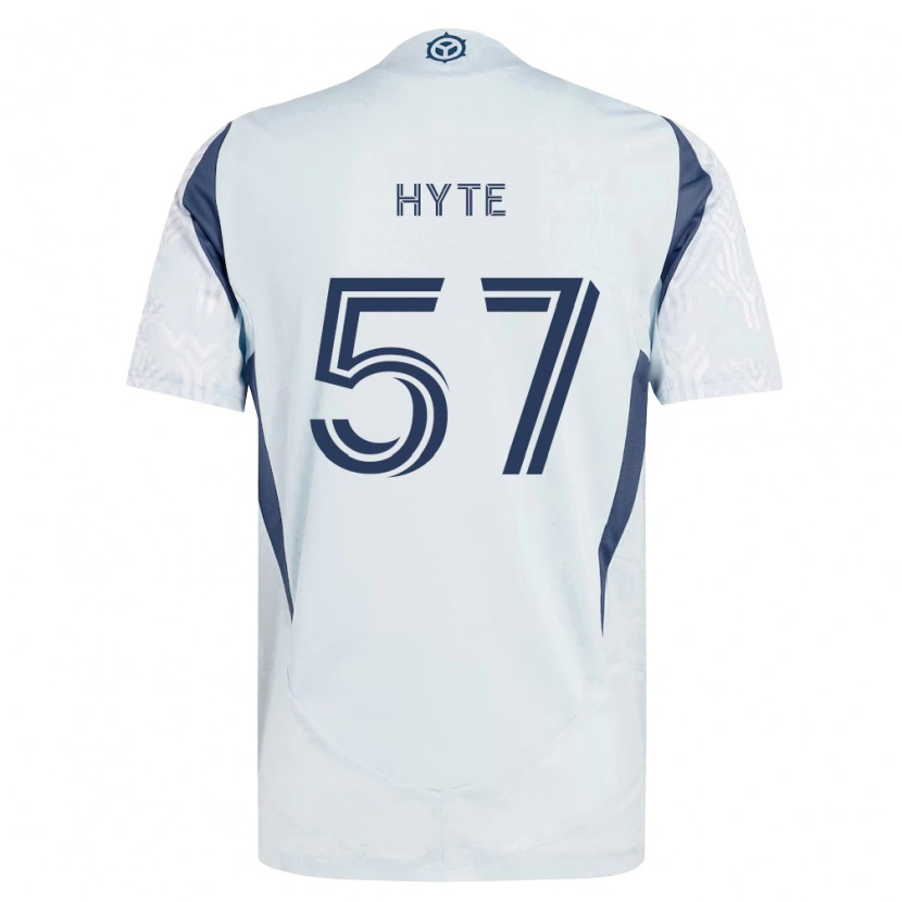Danxen Niño Camiseta Darris Hyte #57 Azul Gris Blanco 2ª Equipación 2026/27 La Camisa