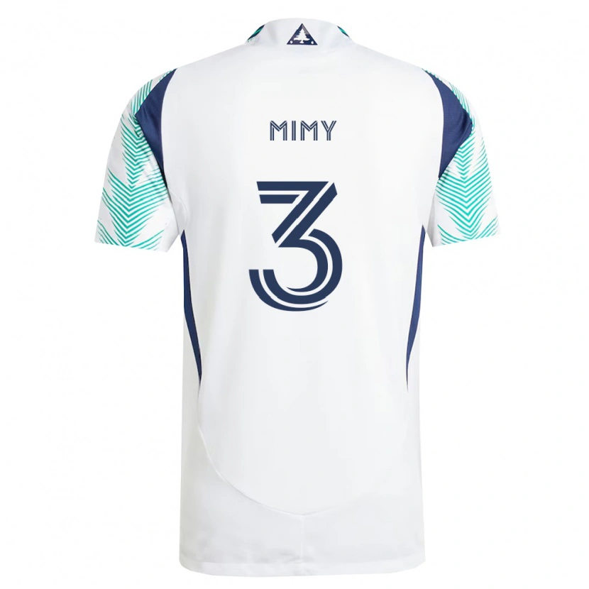 Danxen Niño Camiseta Schinieder Mimy #3 Blanco Azul Marino Verde Claro 2ª Equipación 2026/27 La Camisa