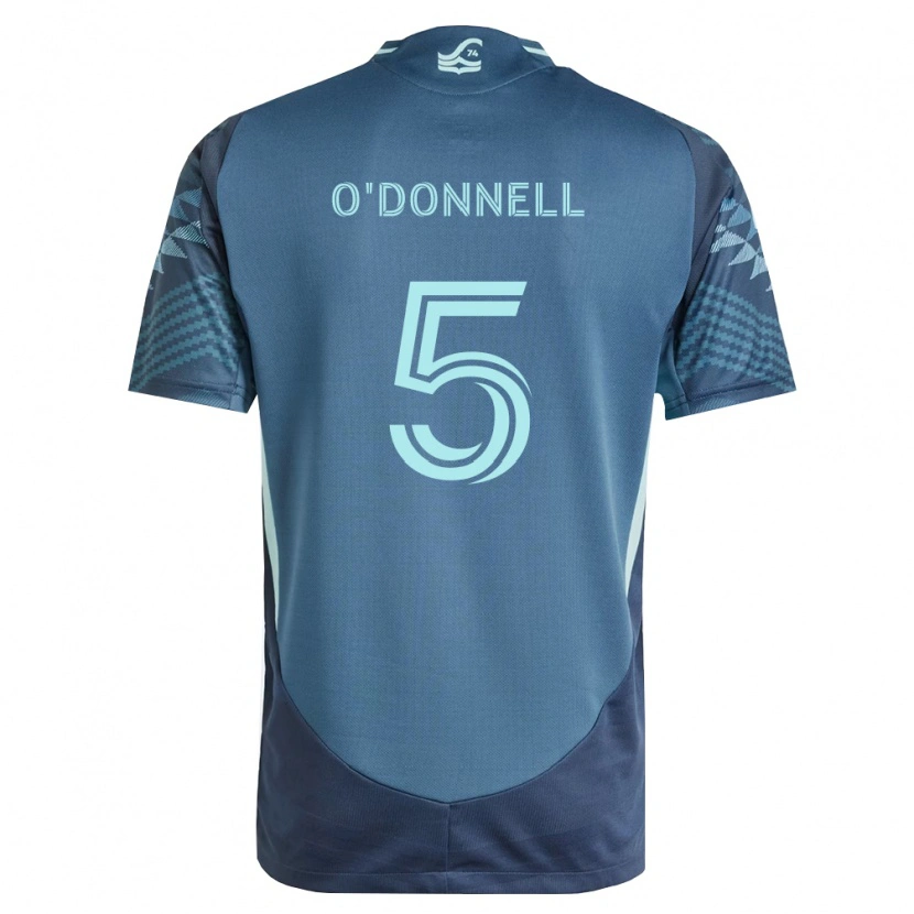 Danxen Niño Camiseta Kristina O'donnell #5 Azul Marino Verde 2ª Equipación 2026/27 La Camisa