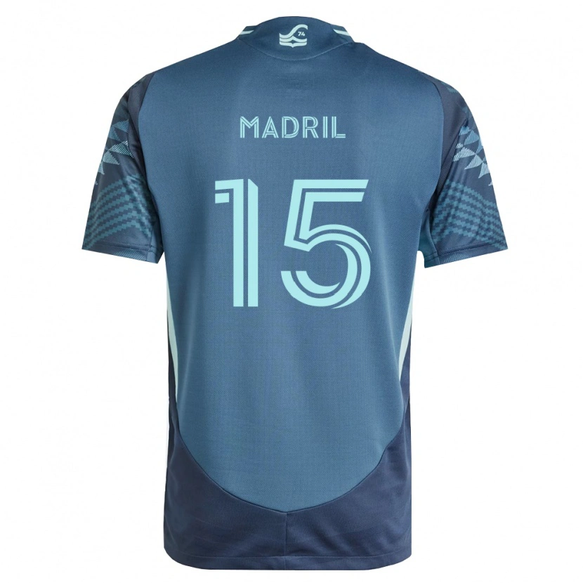 Danxen Niño Camiseta Emily Madril #15 Azul Marino Verde 2ª Equipación 2026/27 La Camisa