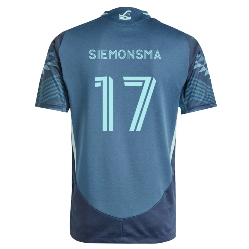 Danxen Niño Camiseta Sianna Siemonsma #17 Azul Marino Verde 2ª Equipación 2026/27 La Camisa