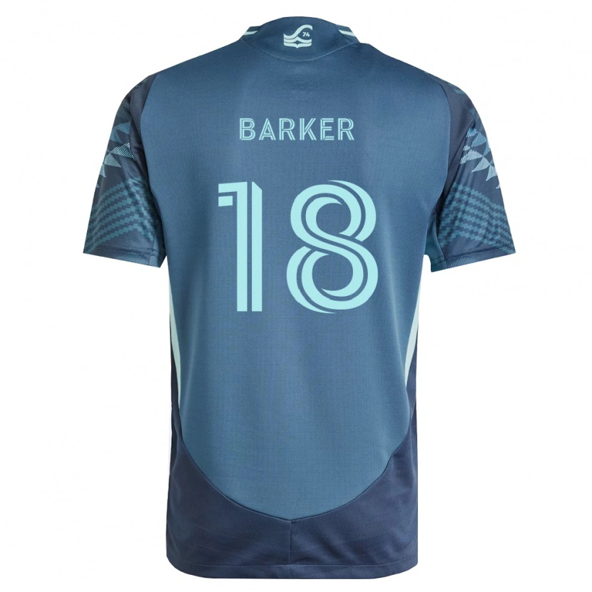 Danxen Niño Camiseta Alicia Barker #18 Azul Marino Verde 2ª Equipación 2026/27 La Camisa