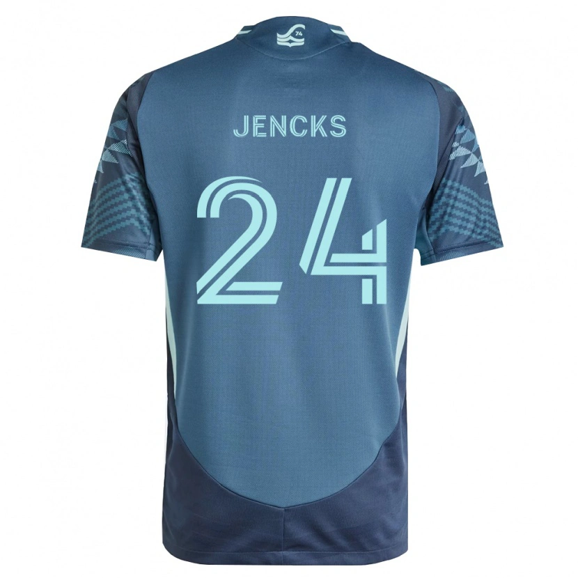 Danxen Niño Camiseta India Jencks #24 Azul Marino Verde 2ª Equipación 2026/27 La Camisa