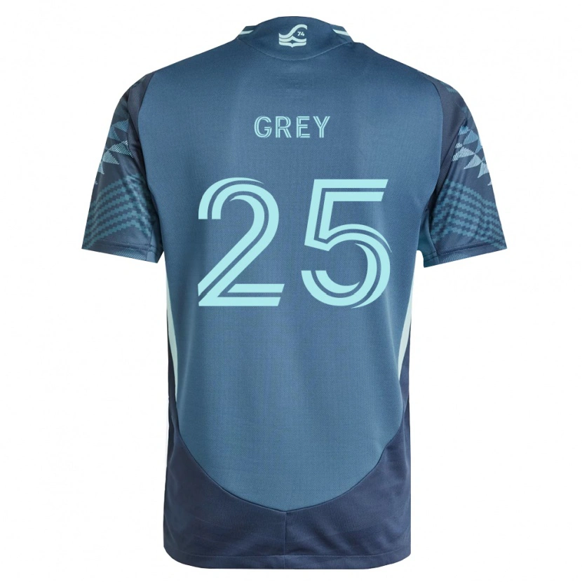 Danxen Niño Camiseta Mireya Grey #25 Azul Marino Verde 2ª Equipación 2026/27 La Camisa
