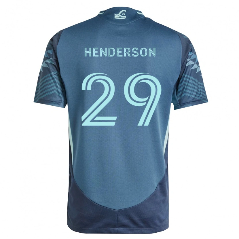 Danxen Niño Camiseta Anna Henderson #29 Azul Marino Verde 2ª Equipación 2026/27 La Camisa