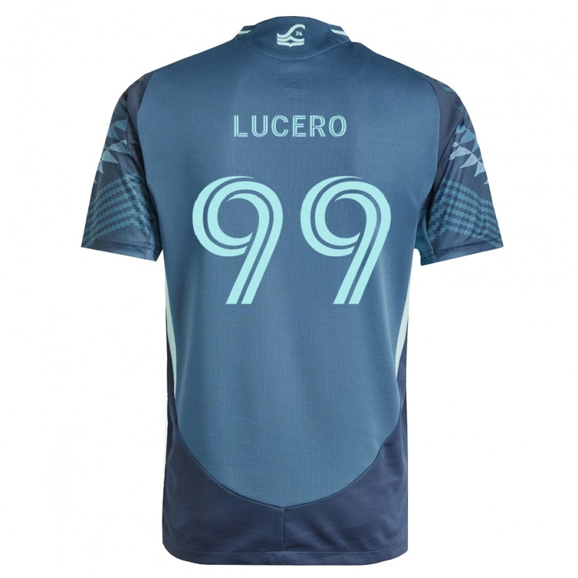 Danxen Niño Camiseta Landon Lucero #99 Azul Marino Verde 2ª Equipación 2026/27 La Camisa