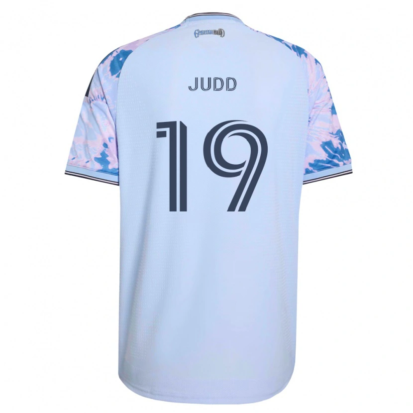 Danxen Niño Camiseta Preston Judd #19 Azul Real Blanco Negro 2ª Equipación 2026/27 La Camisa