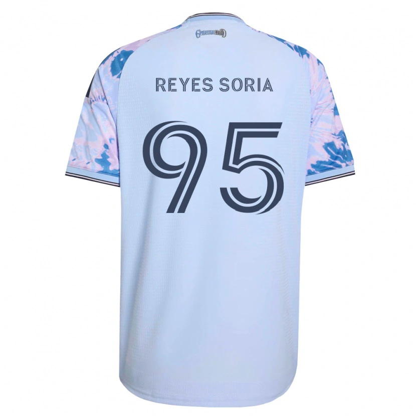 Danxen Niño Camiseta Randhu Reyes Soria #95 Azul Real Blanco Negro 2ª Equipación 2026/27 La Camisa