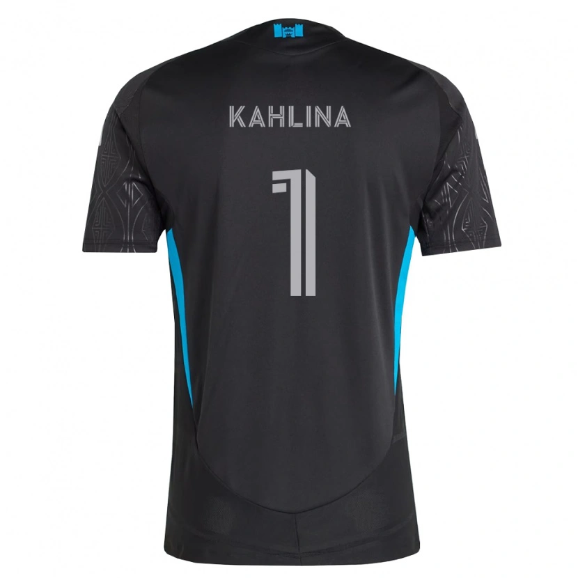 Danxen Niño Camiseta Kristijan Kahlina #1 Negro Blanco Azul Cielo 2ª Equipación 2026/27 La Camisa
