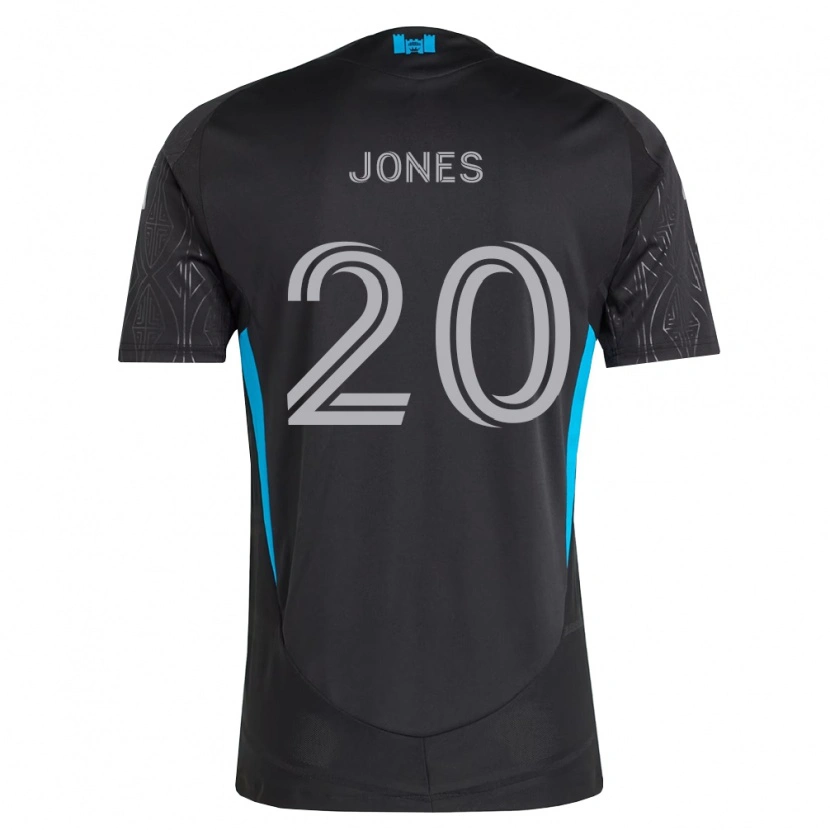 Danxen Niño Camiseta Derrick Jones #20 Negro Blanco Azul Cielo 2ª Equipación 2026/27 La Camisa