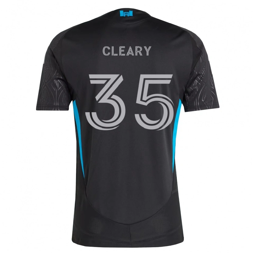 Danxen Niño Camiseta Will Cleary #35 Negro Blanco Azul Cielo 2ª Equipación 2026/27 La Camisa