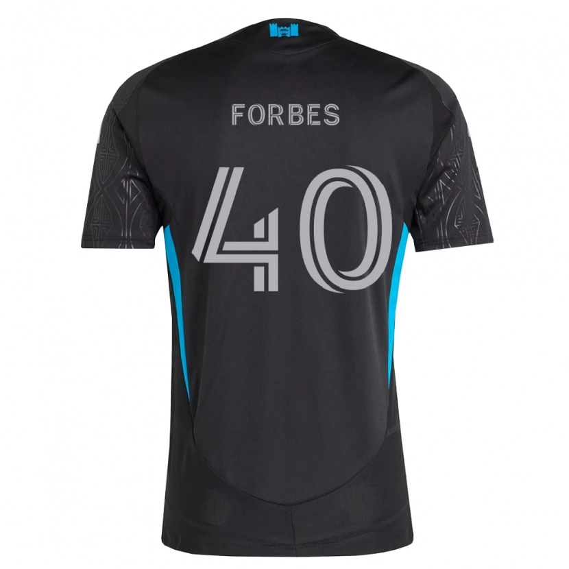 Danxen Niño Camiseta Jahlane Forbes #40 Negro Blanco Azul Cielo 2ª Equipación 2026/27 La Camisa