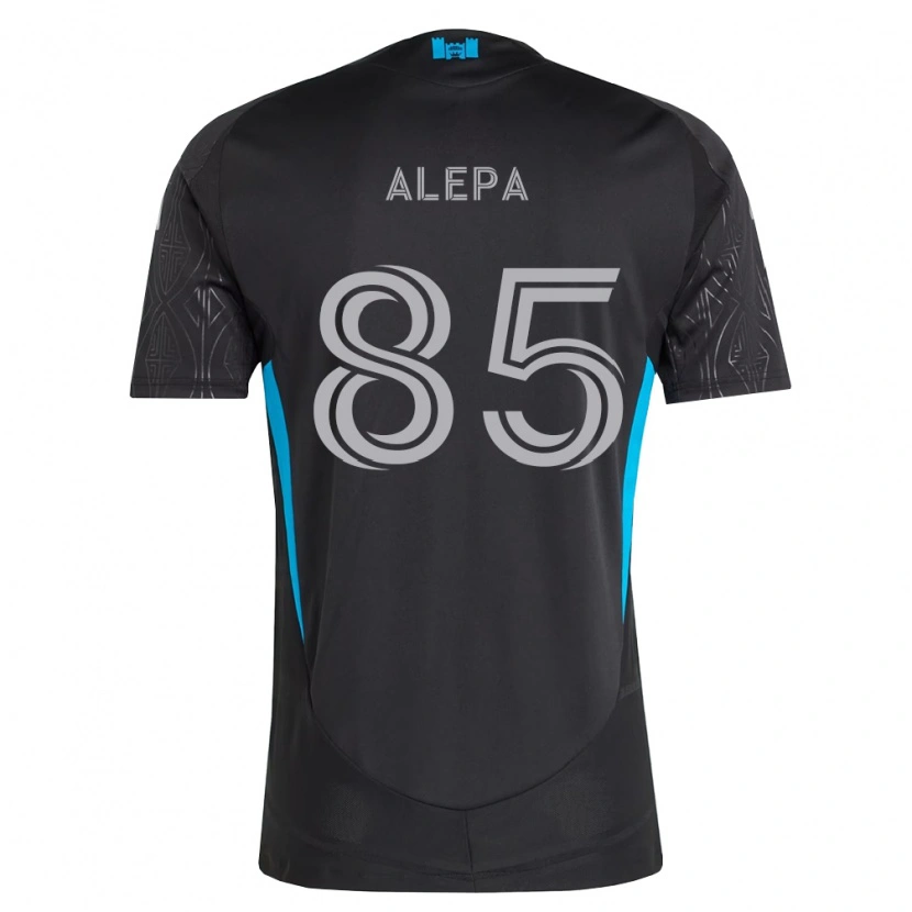 Danxen Niño Camiseta Landon Alepa #85 Negro Blanco Azul Cielo 2ª Equipación 2026/27 La Camisa