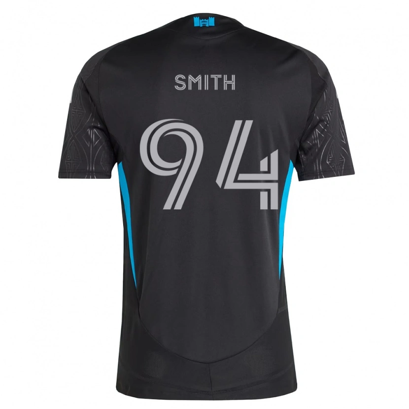 Danxen Niño Camiseta Gavin Smith #94 Negro Blanco Azul Cielo 2ª Equipación 2026/27 La Camisa