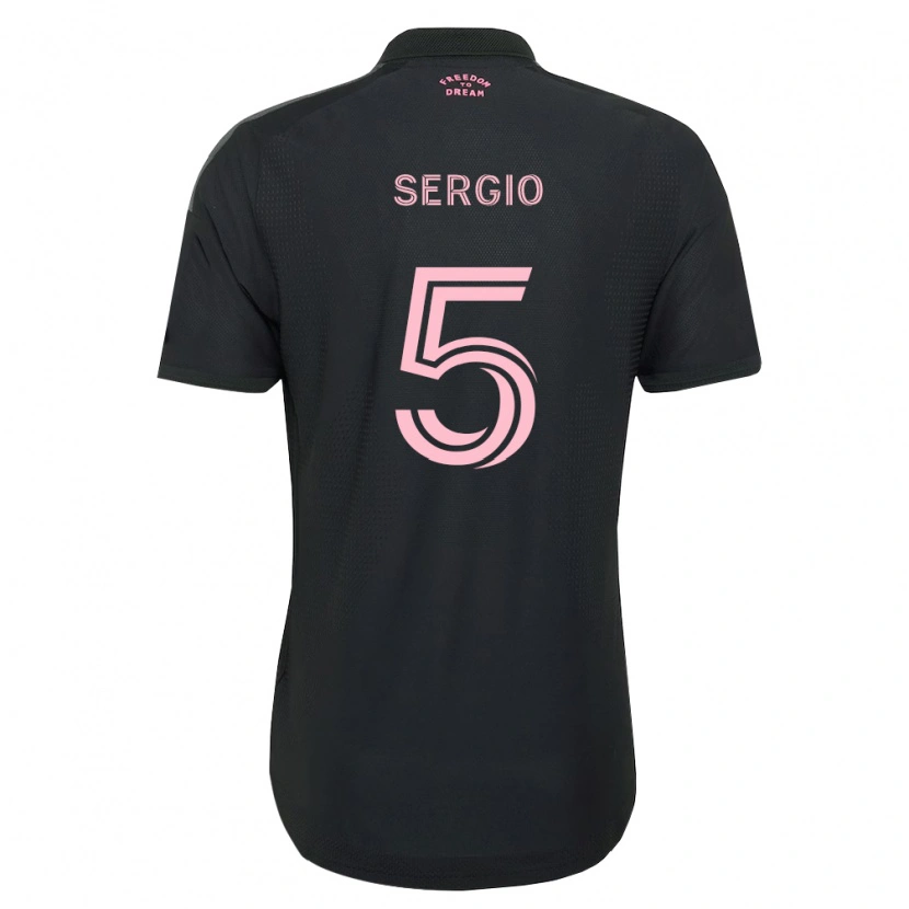 Danxen Niño Camiseta Sergio Busquets #5 Rosa Negro Blanco 2ª Equipación 2026/27 La Camisa