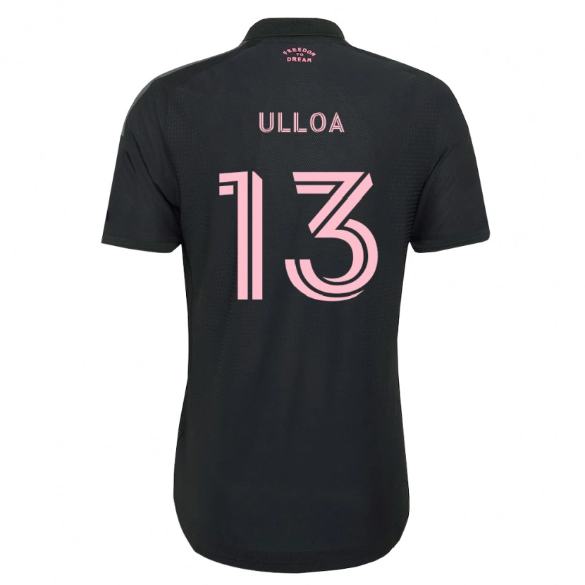 Danxen Niño Camiseta Víctor Ulloa #13 Rosa Negro Blanco 2ª Equipación 2026/27 La Camisa