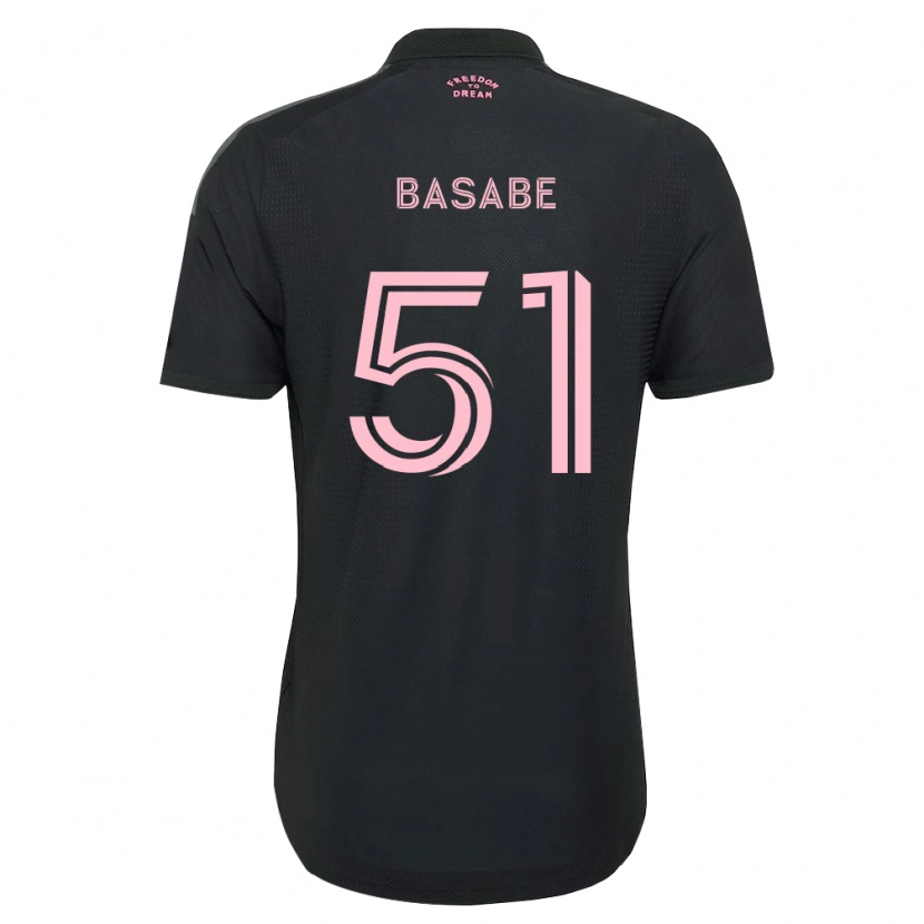 Danxen Niño Camiseta Samuel Basabe #51 Rosa Negro Blanco 2ª Equipación 2026/27 La Camisa