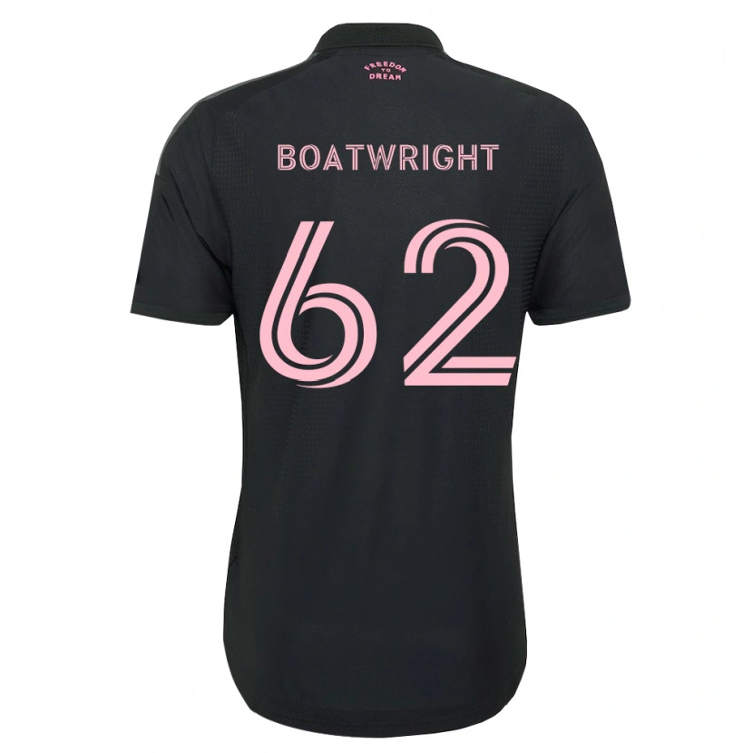 Danxen Niño Camiseta Israel Boatwright #62 Rosa Negro Blanco 2ª Equipación 2026/27 La Camisa