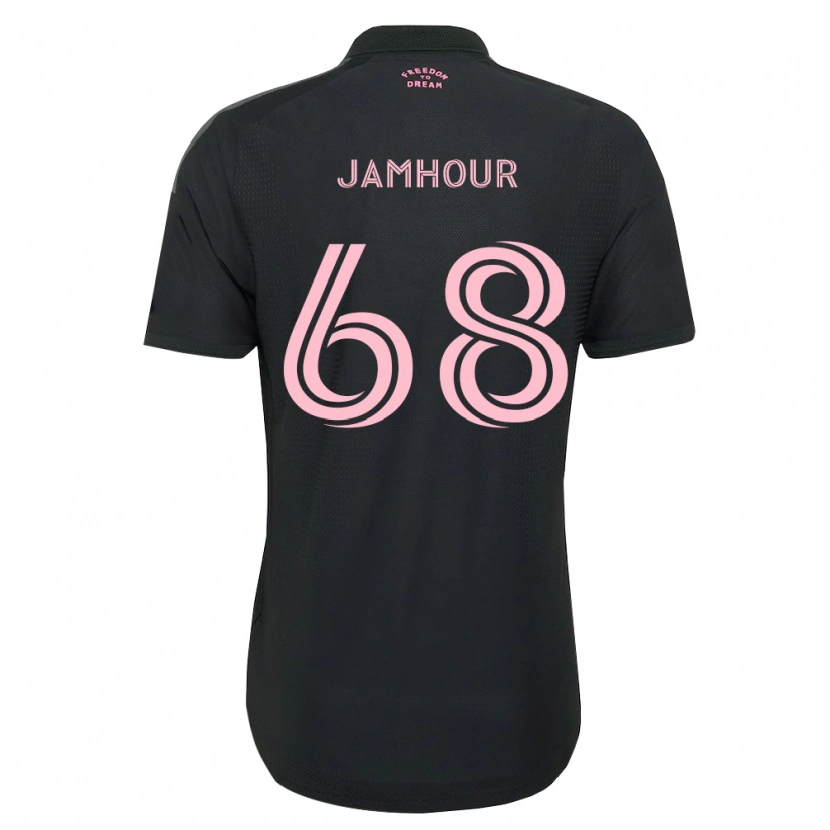 Danxen Niño Camiseta Mohammed Jamhour #68 Rosa Negro Blanco 2ª Equipación 2026/27 La Camisa