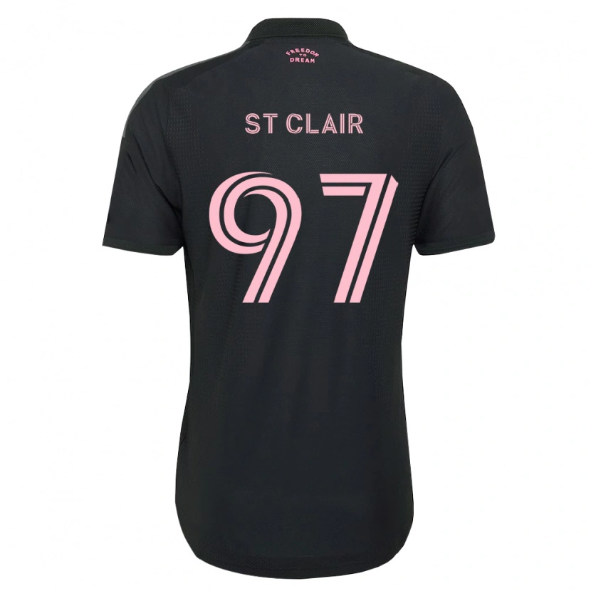 Danxen Niño Camiseta Dayne St. Clair #97 Rosa Negro Blanco 2ª Equipación 2026/27 La Camisa