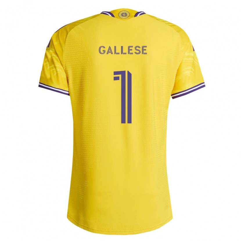 Danxen Niño Camiseta Pedro Gallese #1 Amarillo Morado 2ª Equipación 2026/27 La Camisa