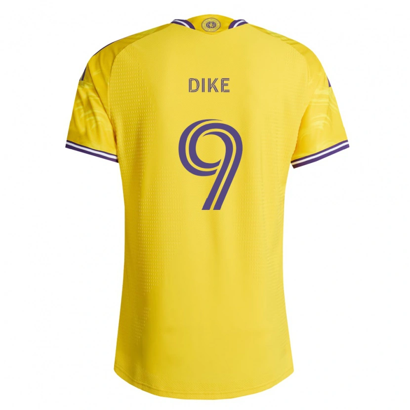 Danxen Niño Camiseta Daryl Dike #9 Amarillo Morado 2ª Equipación 2026/27 La Camisa