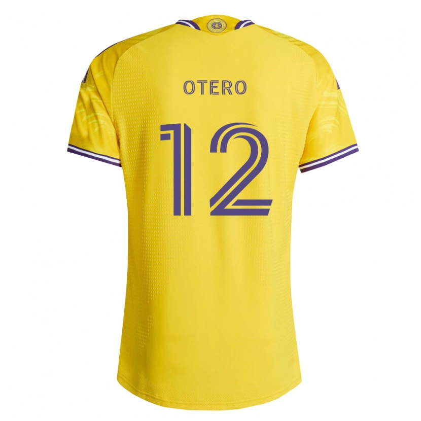 Danxen Niño Camiseta Javier Otero #12 Amarillo Morado 2ª Equipación 2026/27 La Camisa