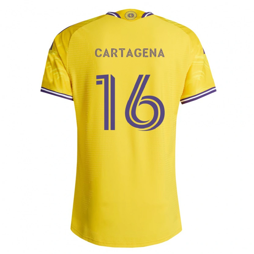 Danxen Niño Camiseta Wilder Cartagena #16 Amarillo Morado 2ª Equipación 2026/27 La Camisa