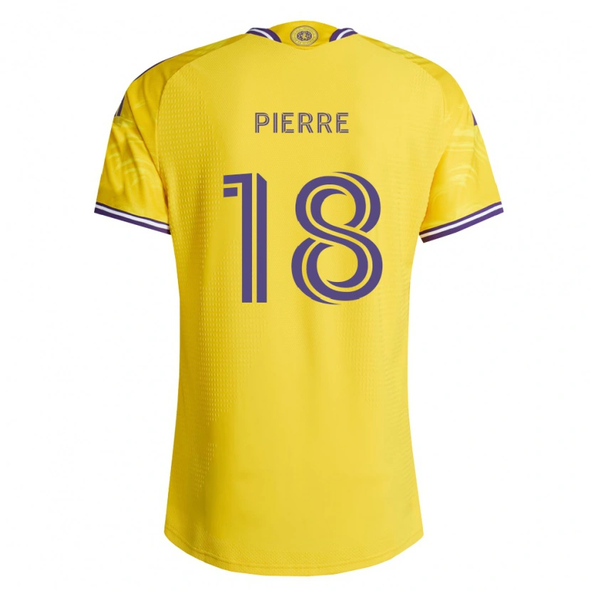 Danxen Niño Camiseta Nikolai Pierre #18 Amarillo Morado 2ª Equipación 2026/27 La Camisa