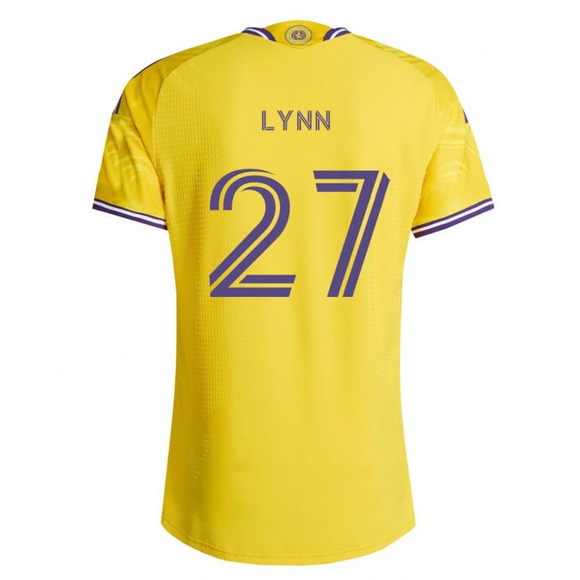 Danxen Niño Camiseta Jack Lynn #27 Amarillo Morado 2ª Equipación 2026/27 La Camisa