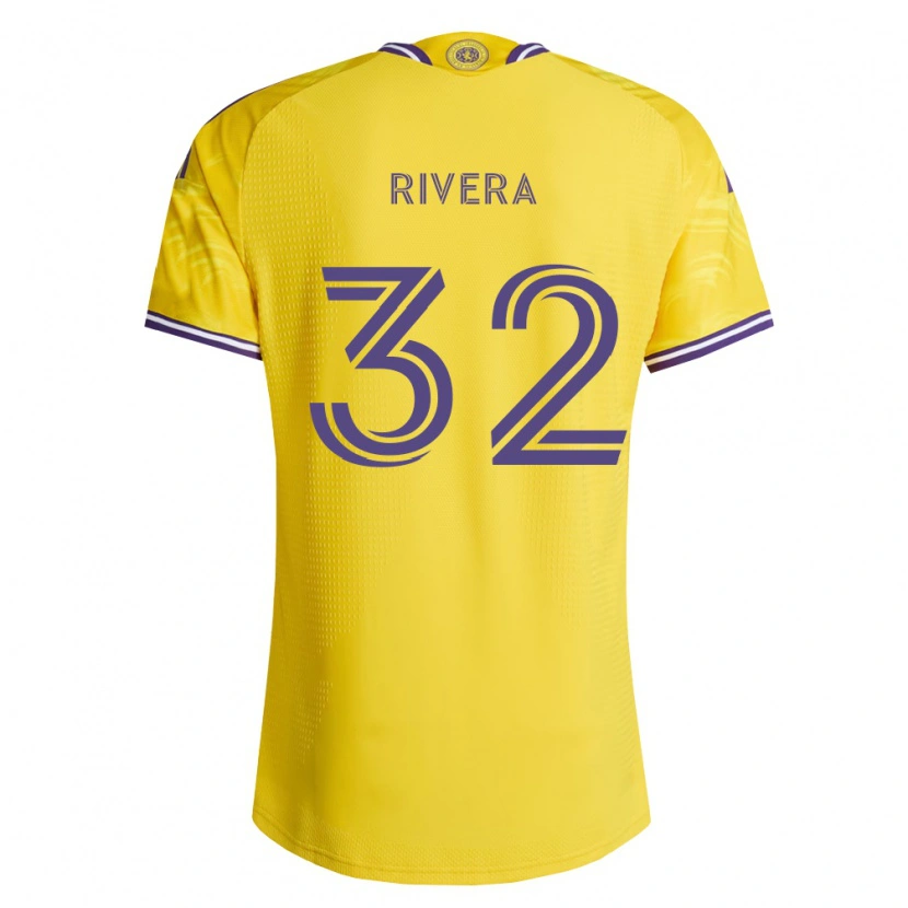 Danxen Niño Camiseta Wilfredo Rivera #32 Amarillo Morado 2ª Equipación 2026/27 La Camisa