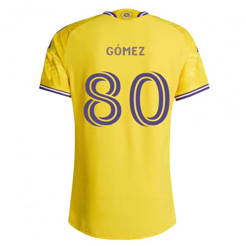 Danxen Niño Camiseta Ignacio Gómez #80 Amarillo Morado 2ª Equipación 2026/27 La Camisa